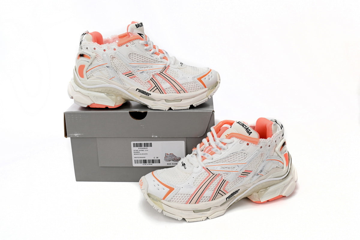 BALENCI Runner White Orange
