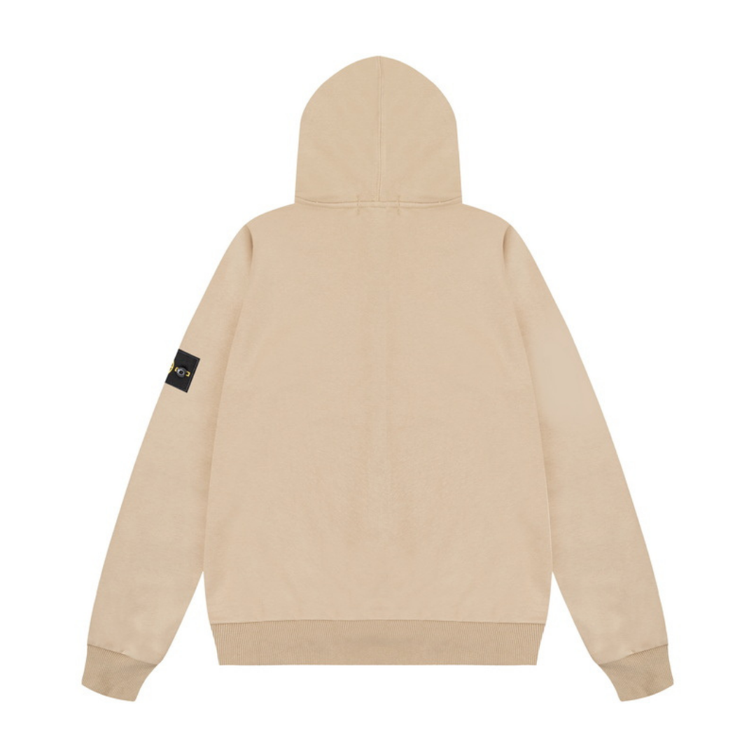 Monogram Zip Hoodie