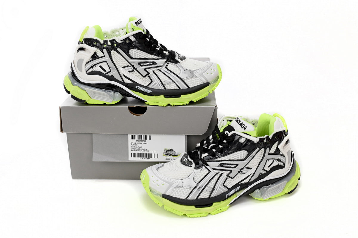 BALENCI Runner Black White and Yellow