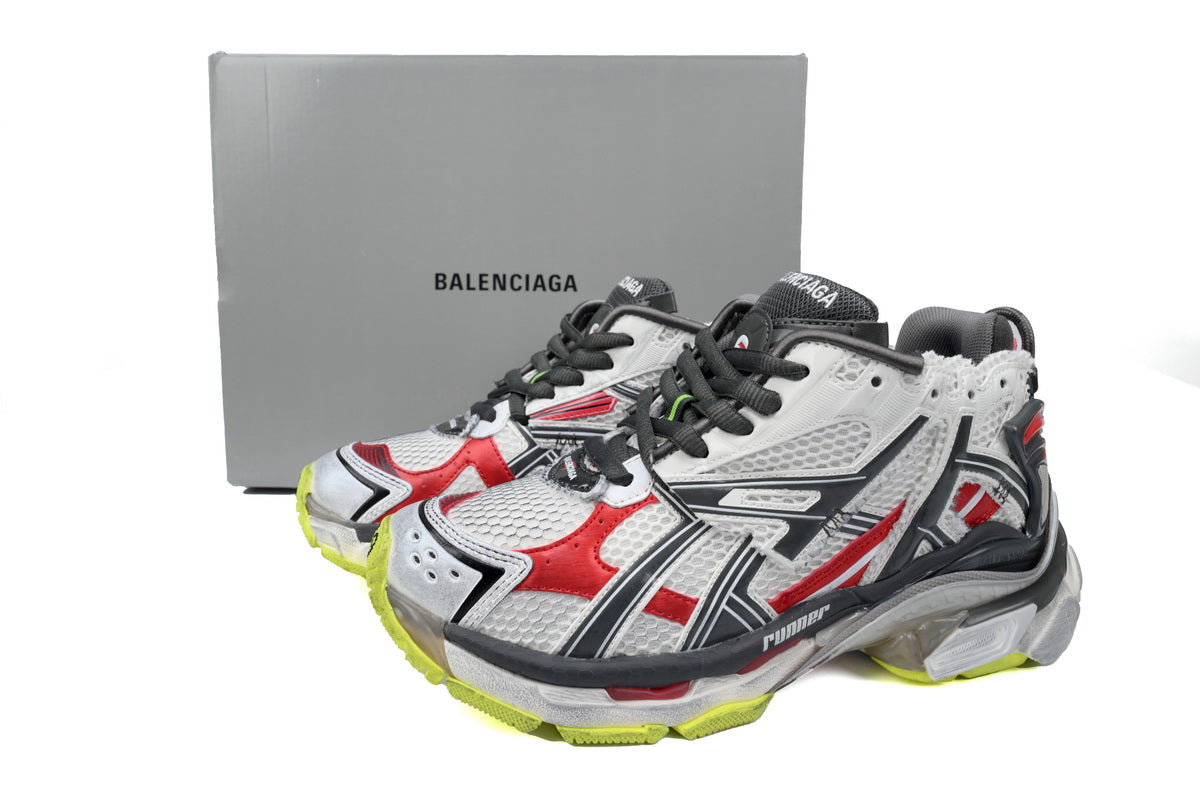 BALENCI Runner White Black Red