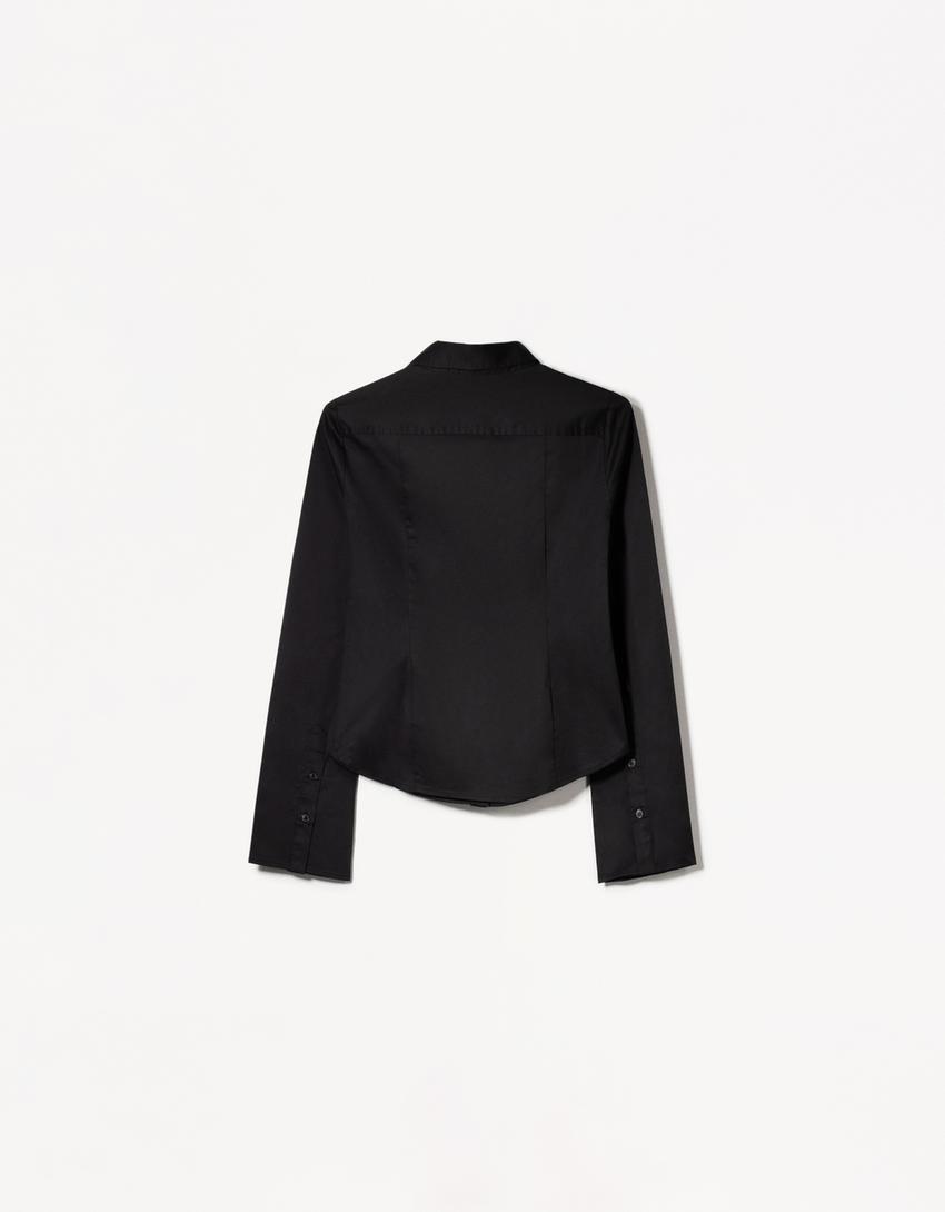 BLOUSE WITH WIDE SLEEVES
