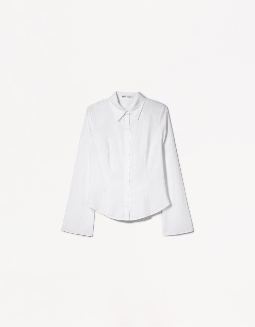 BLOUSE WITH WIDE SLEEVES