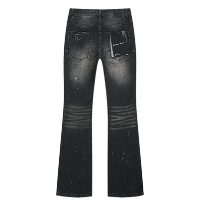 Purple Flared Jeans