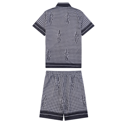 Amr Staggard Silk Short Set