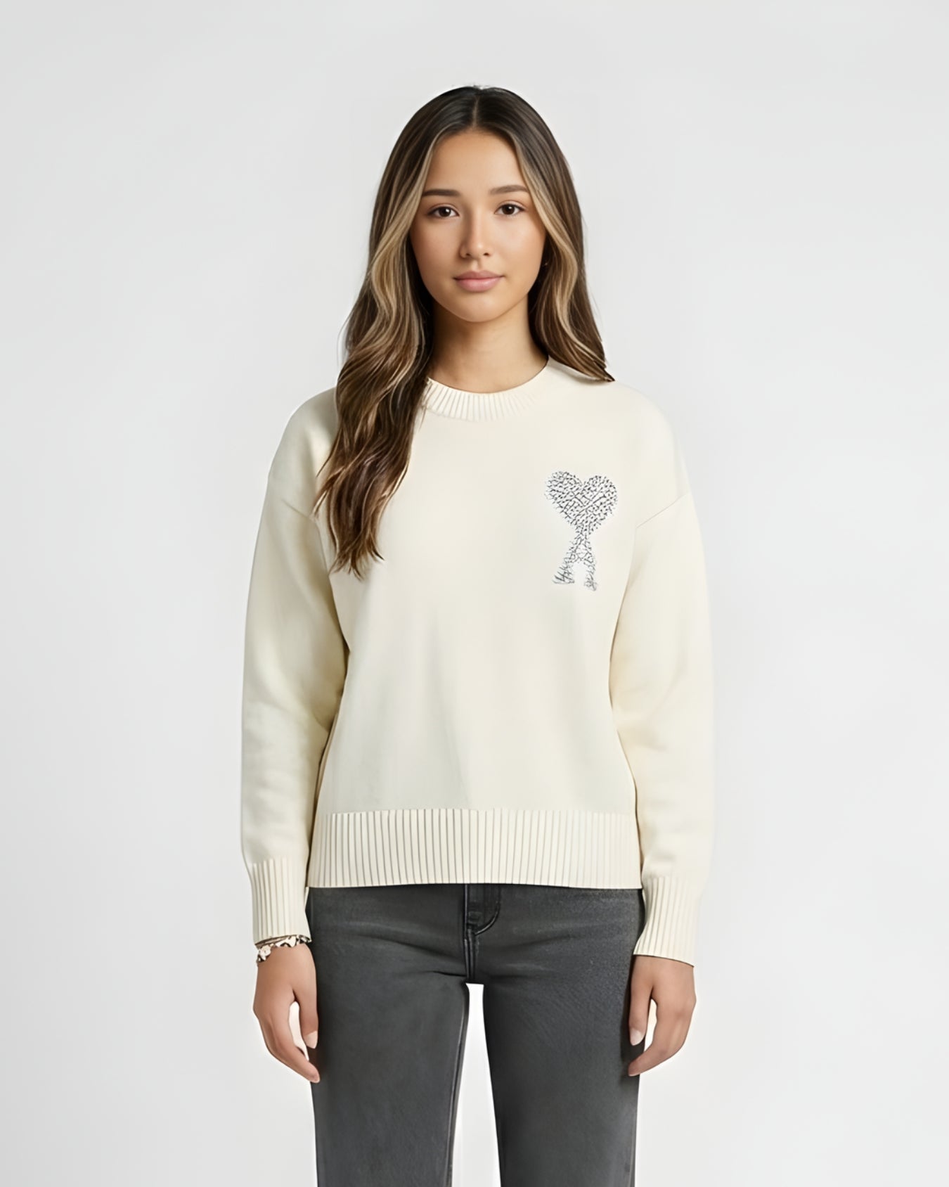 CHEST DETAIL KNIT