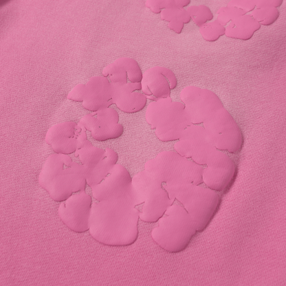 Denim Trs Pink Set
