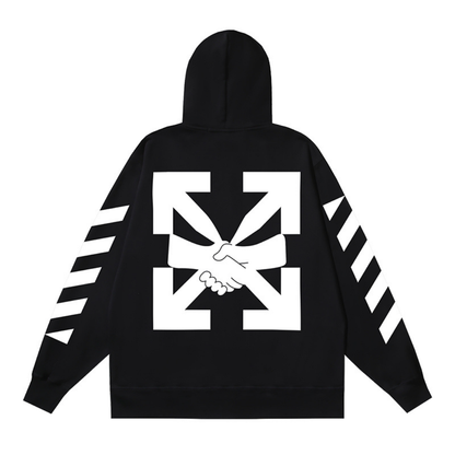 Off-W Monogram Zip Hoodie