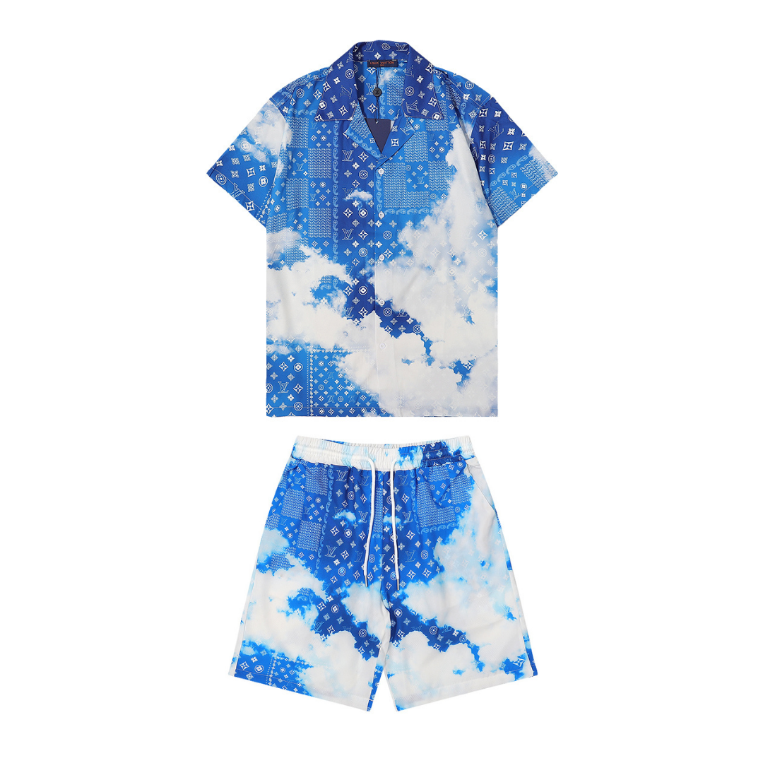 Monogram Short Set