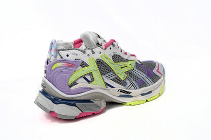 BALENCI Runner White Yellow Purple