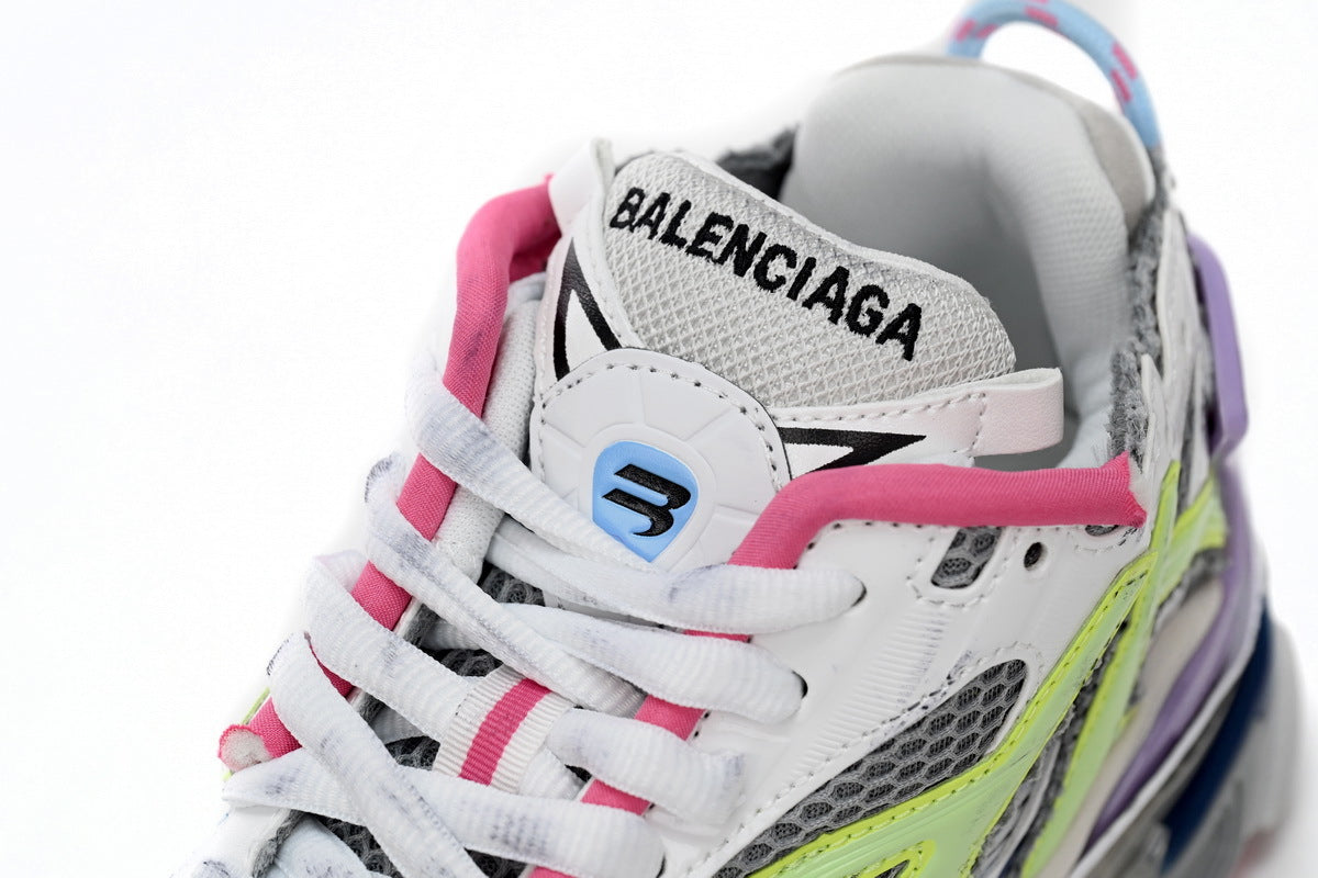 BALENCI Runner White Yellow Purple