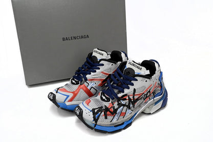 BALENCI Runner White And Blue