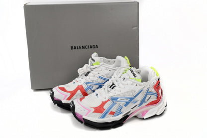 BALENCI Runner White Blue Red