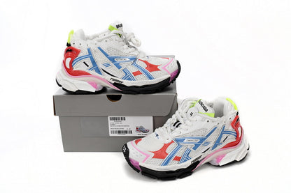 BALENCI Runner White Blue Red