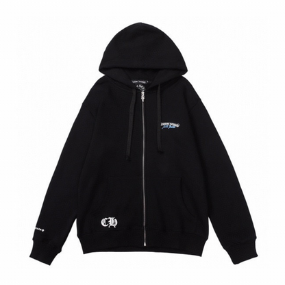 Chrome Zip Hoodie