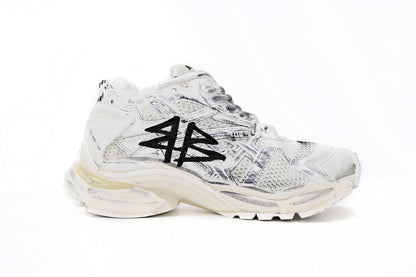 BALENCI Runner Graffiti White