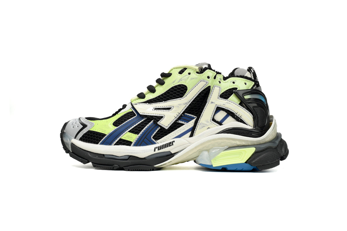 BALENCI Runner Sneaker Grey Blue Green