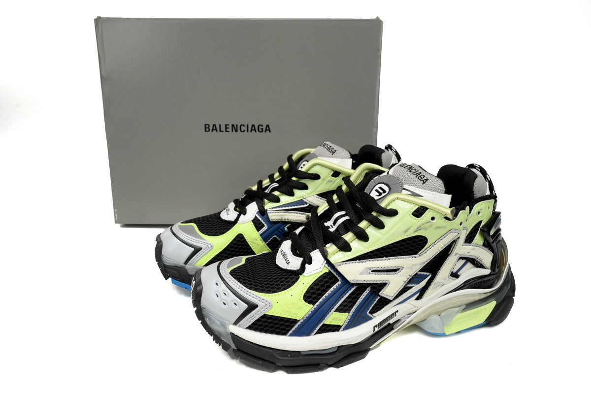 BALENCI Runner Sneaker Grey Blue Green
