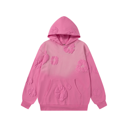 Denim Trs Pink Set