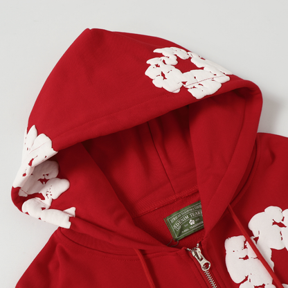 Denim Trs Zip Hoodie