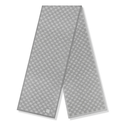 Monogram Grey Scarf & Beanie