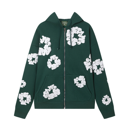 Denim Trs Zip Hoodie