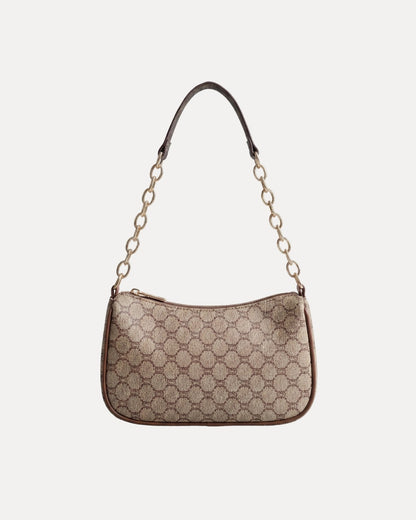 Chain Handle Baguette Bag
