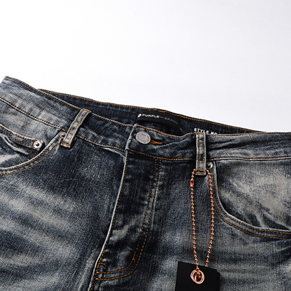 Purple Flared Jeans