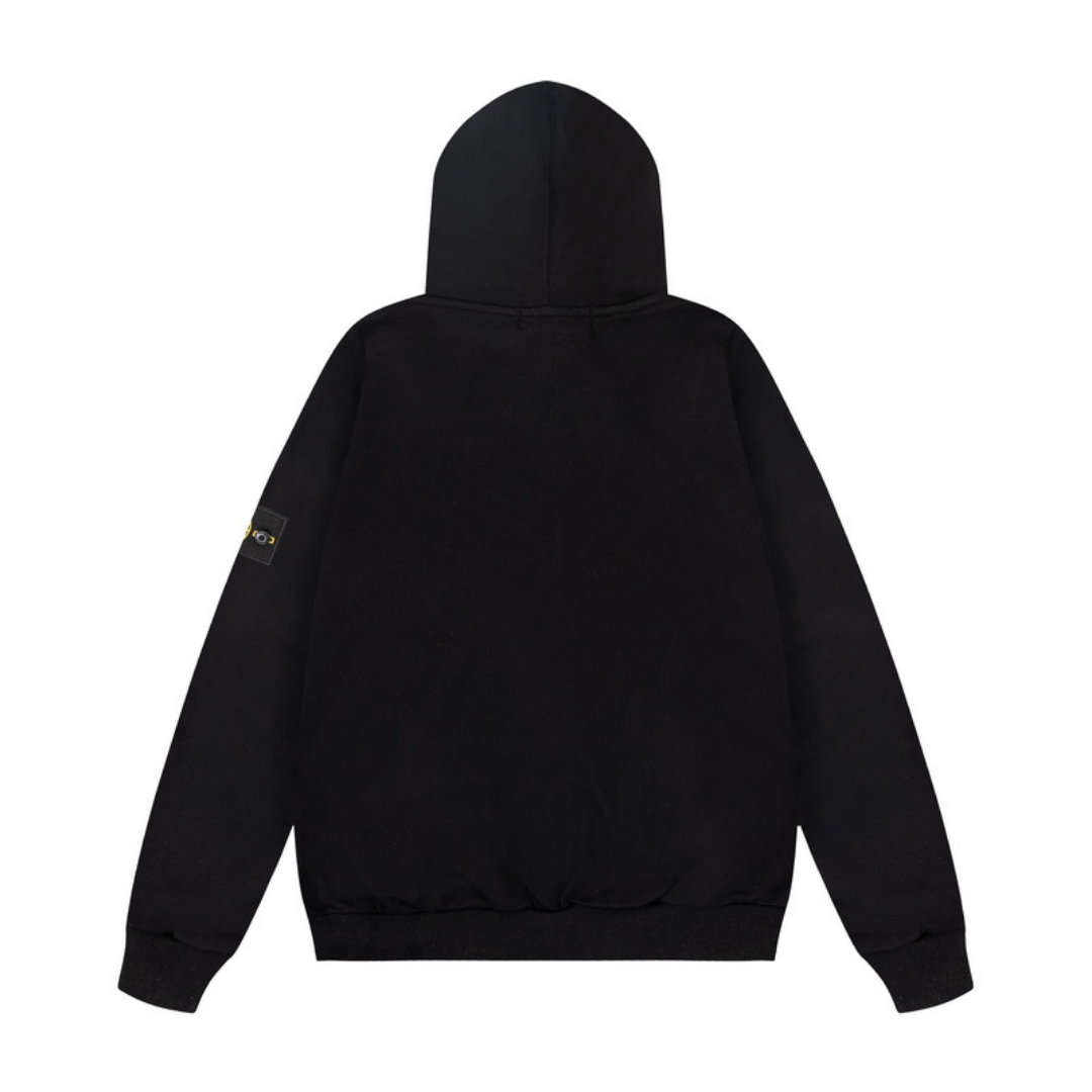 Monogram Zip Hoodie
