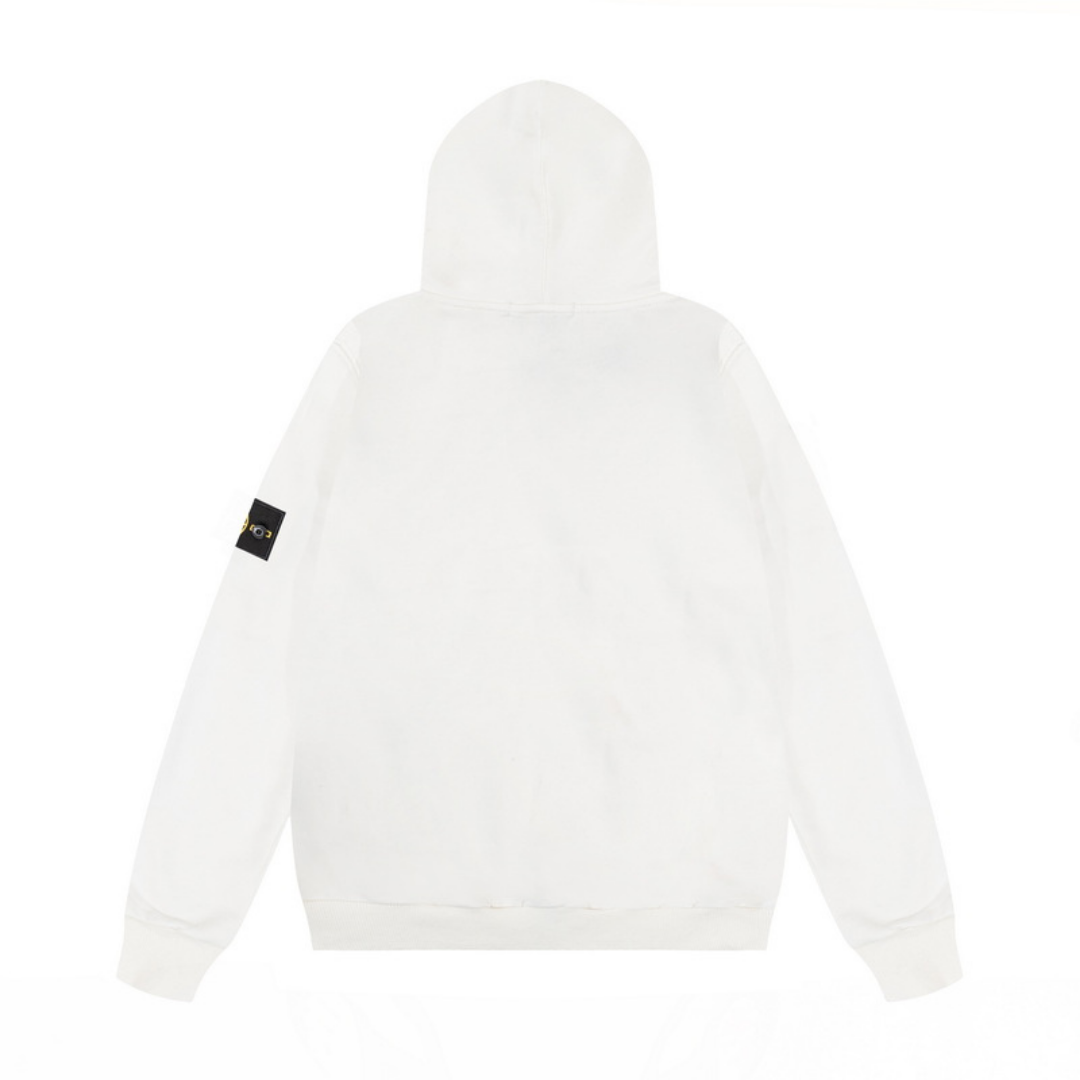 Monogram Zip Hoodie