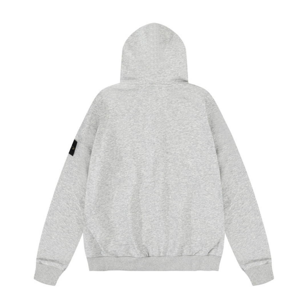 Monogram Zip Hoodie