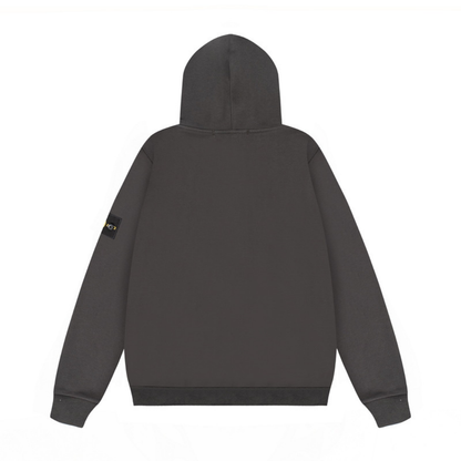 Monogram Zip Hoodie