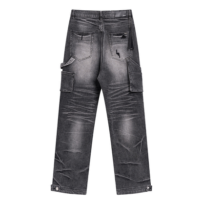 Amr Flared Black Jeans