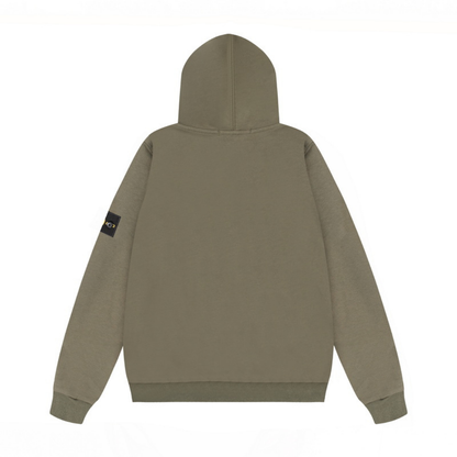 Monogram Zip Hoodie