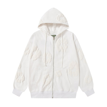 Denim Trs Zip Hoodie