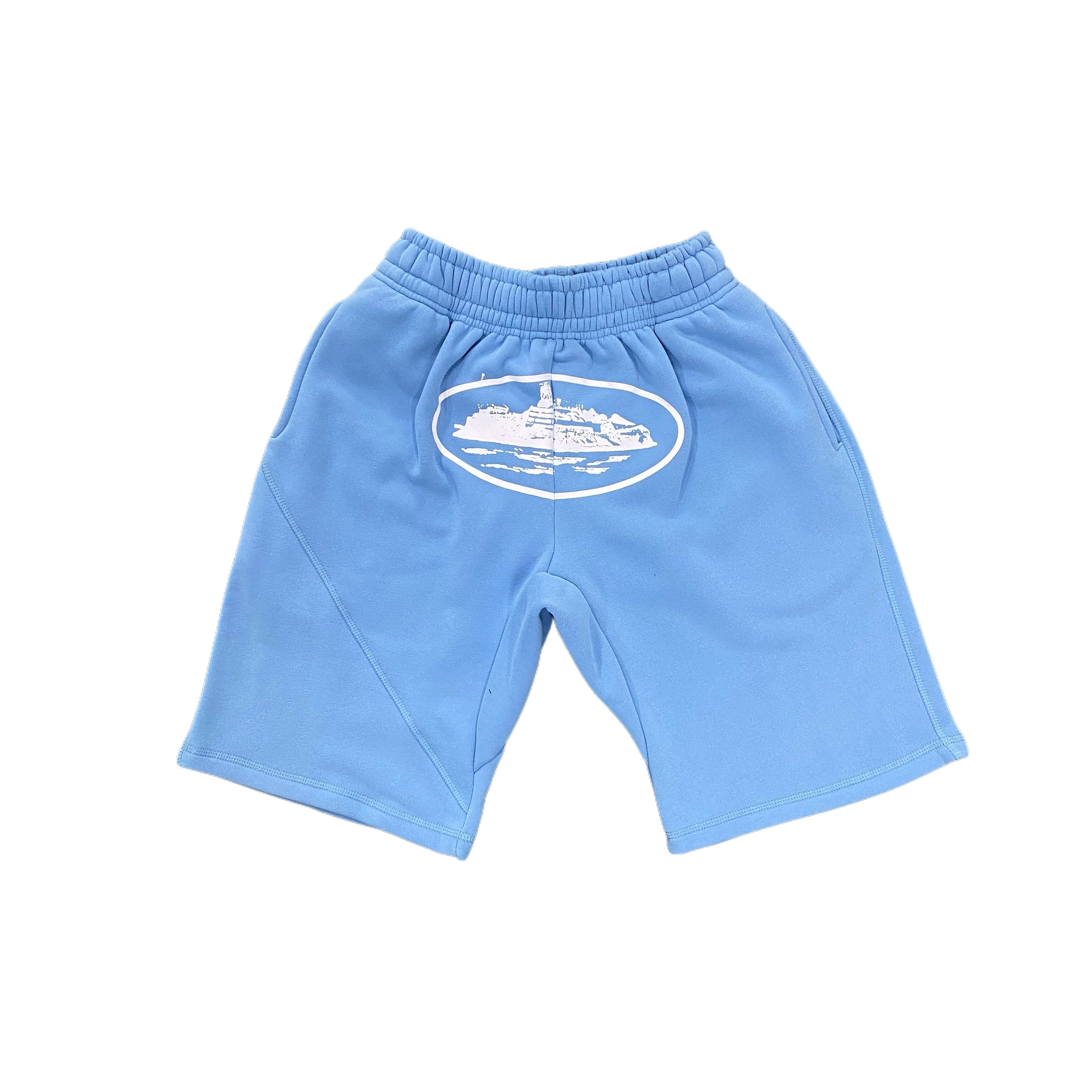 "Alcatraz" Shorts Baby Blue
