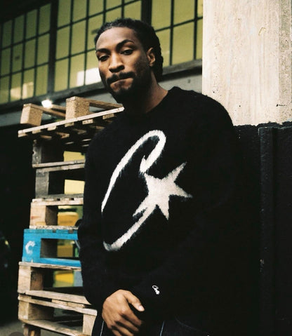 "CRTZ" Mohair Black