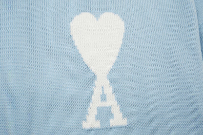 "Heart" - Sweater Baby Blue