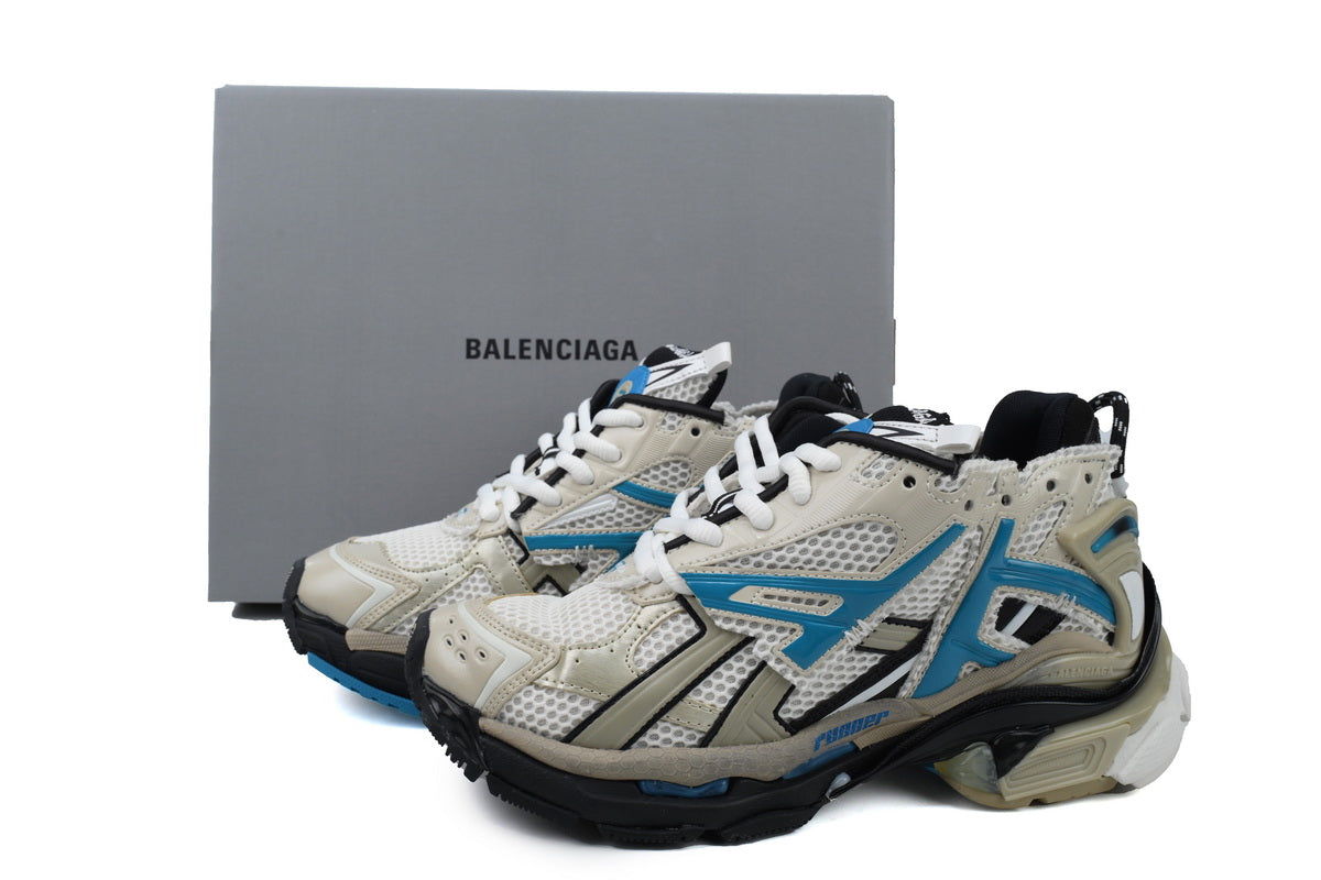 BALENCI Runner Beige Grey Blue