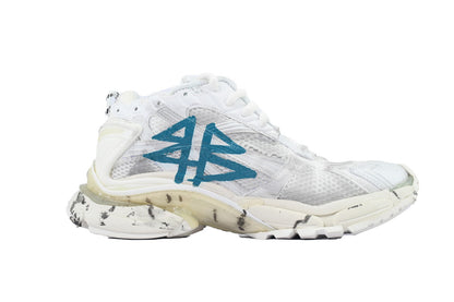 BALENCI Runner Graffiti White Blue