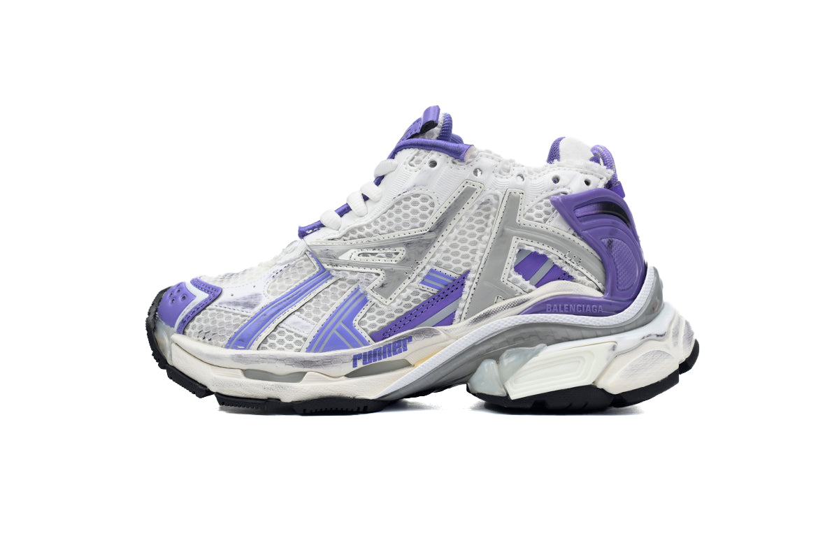 BALENCI Runner Sneaker White Purple