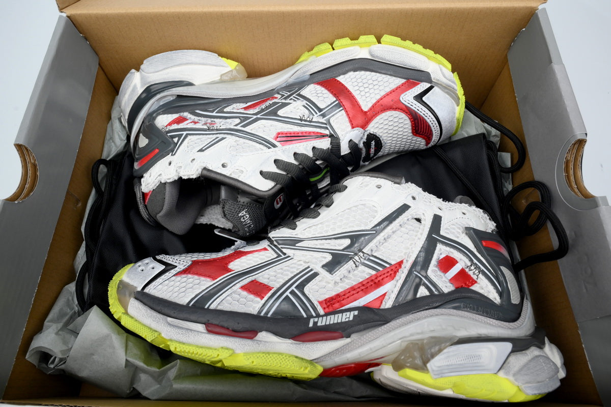 BALENCI Runner White Black Red