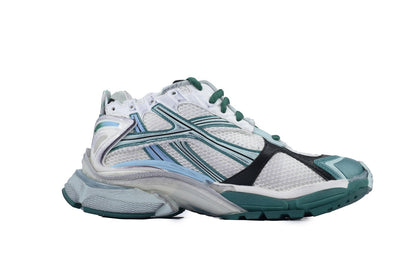 BALENCI Runner White Green Blue