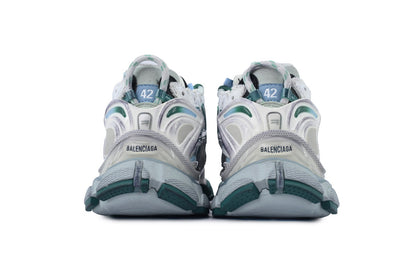 BALENCI Runner White Green Blue