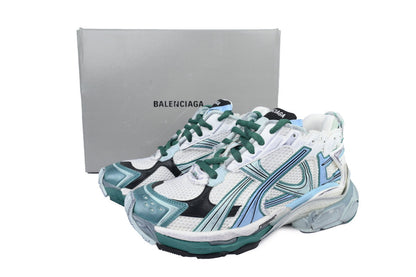 BALENCI Runner White Green Blue