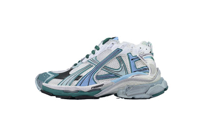 BALENCI Runner White Green Blue