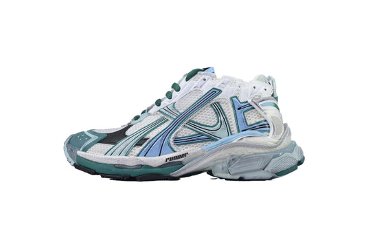 BALENCI Runner White Green Blue