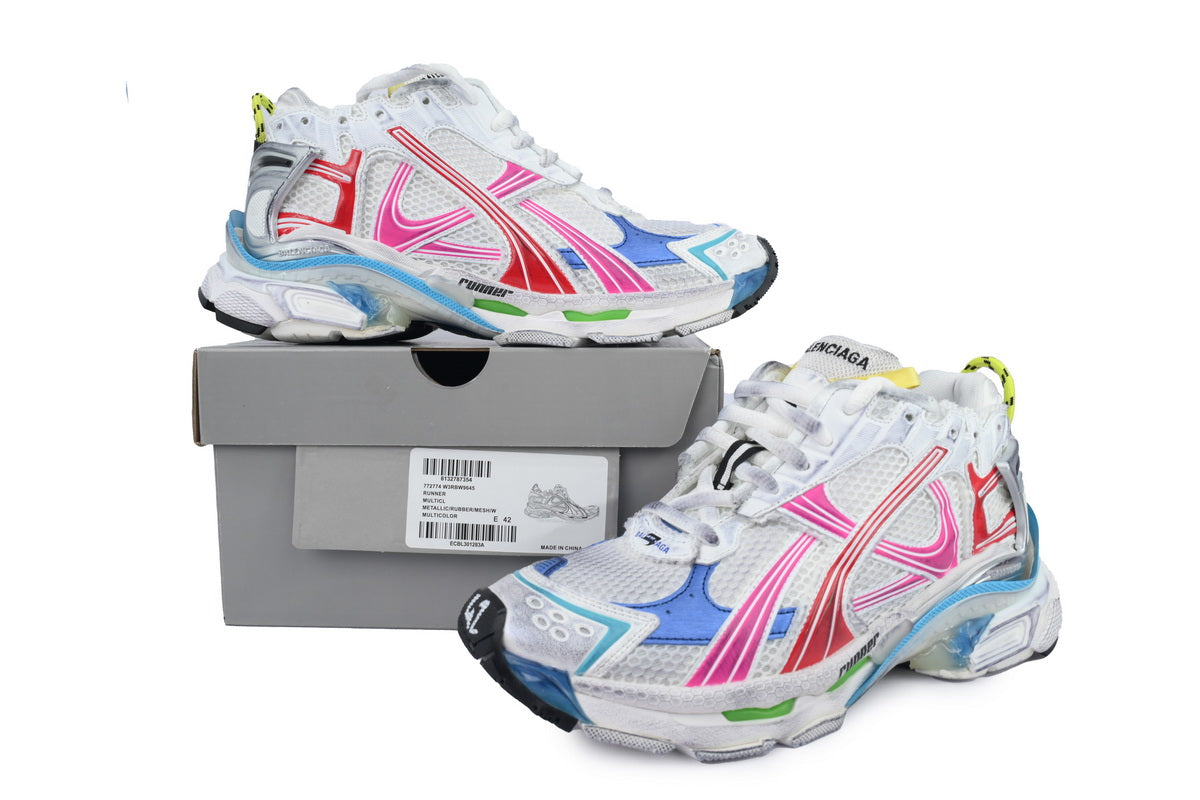 BALENCI Runner White Multicolor