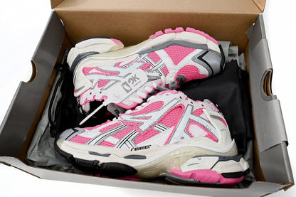 BALENCI Runner White Pink Powder