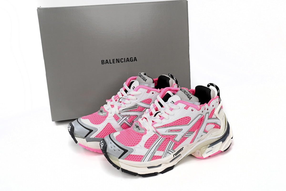 BALENCI Runner White Pink Powder
