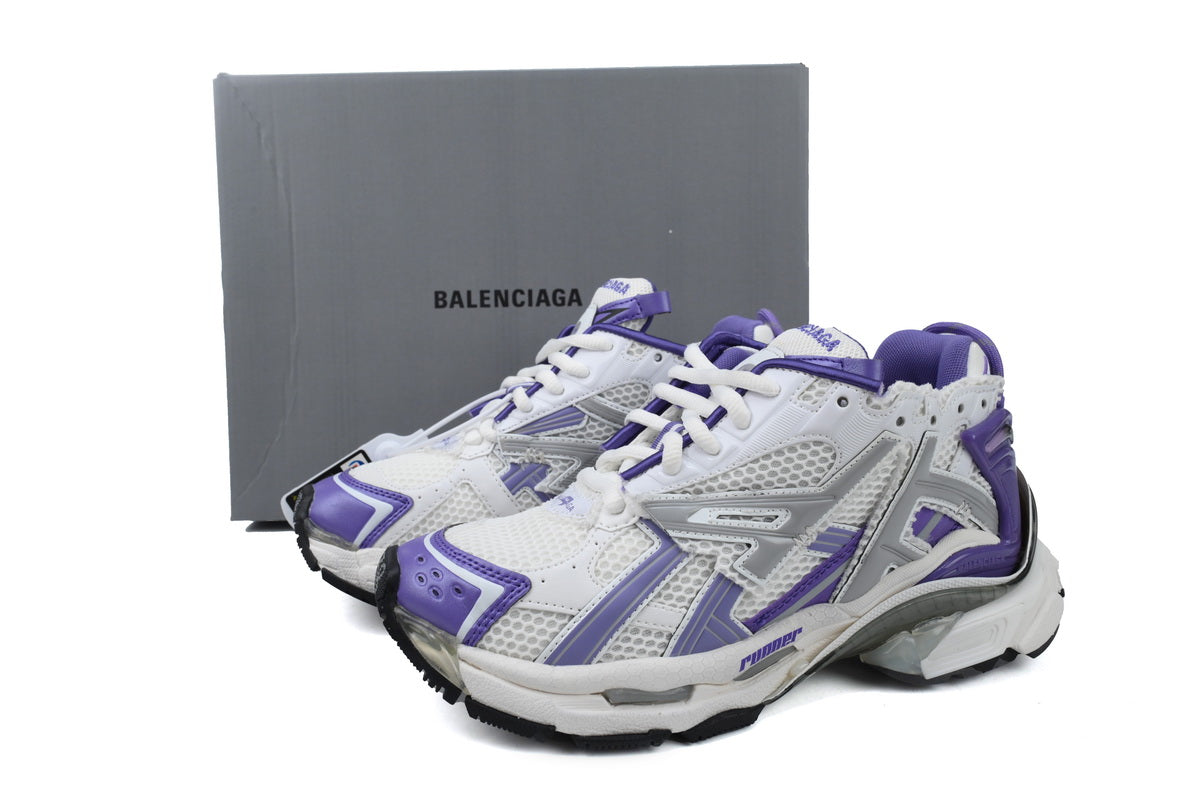 BALENCI Runner White Purple